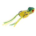 thumbnail image 4 of Top-Wasser Frog Señuelo Crankbaits artificiales suaves Anzuelos de agua dulce agua de salada para lubina Verde c DYNWAVEMX Señuelos de pesca de rana, 4 of 7