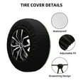 thumbnail image 2 of Rateoe Gnome Holding A Pumpkin Pattern Tire Cover Wheel Protectors Weatherproof Wheel Covers Universal Fit for Trailer Rv SUV Truck Camper Travel Trailers Accessories-, 2 of 6