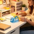 thumbnail image 6 of Desk Tape Dispenser,Clear Acrylic Glitter Tape Dispenser Desk,Non Slip, 6 of 8