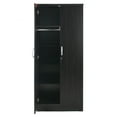thumbnail image 4 of Better Home Products Harmony Wood Two Door Armoire Wardrobe Cabinet in Tobacco, 4 of 5