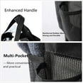 thumbnail image 3 of Portable Mesh Shower Caddy with Upgraded Pockets for College Dorms - Large Tote Bag Design with 2 Handles for Toiletries and Camp Use, 3 of 3
