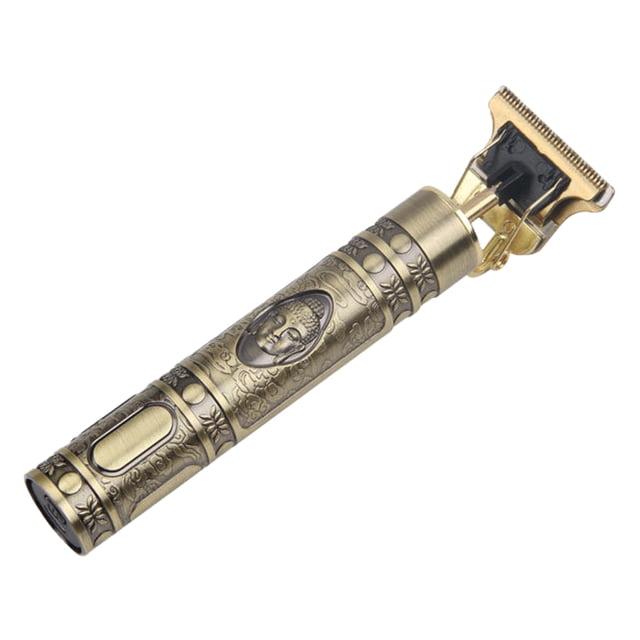 Cortapelos para hombres, recortador de corte cercano, kit de aseo eléctrico recargable inalámbrico con cuchilla en T