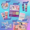 thumbnail image 2 of Maquillaje Infantil de Las Guerras KPOP, Incluye Bálsamos Labiales, Brillo Labial, Paleta 3 Tonos con Brocha, Moños, Gemas, Stickers, Bolsa y Espejo, Seguro y No toxico, 2 of 7