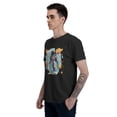 thumbnail image 6 of Spaceman Planets T-Shirt for Men Cotton 100% Summer Tops Women Fashion Casual Short Sleeves Round Collar Short-Sleeve Couple Top Tees, 6 of 6