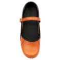 thumbnail image 6 of BJORK Marcella Mary Jane Leather Clogs (Caramel Veg-tan, EU-39), 6 of 7
