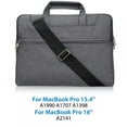 thumbnail image 7 of PATIO_PEACE_INC Jean Fabric 15.6" Laptop Shoulder Bag, Gray, 7 of 7