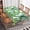 Green 00458, variant on Green Leaves Tablecloth Tropical Palm Leaf Table Cloth Hawaiian Jungle Table Cover Luau Summer Table Decoration for Kitchen Dining Room, Rectangle 60 x 84 Inch