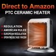 thumbnail image 5 of Calentador automático con forma de taza, soplador de aire caliente, ventilador eléctrico, desempañador, descongelador, 5 of 5