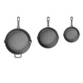 thumbnail image 4 of Lexi Home Pre-Seasoned Cast Iron Skillet Fry Pan Set - 3 Pack, 4 of 8
