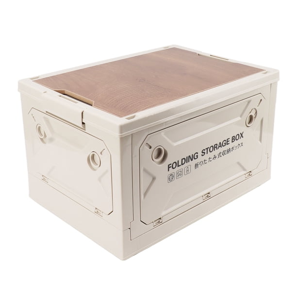 Caja De Almacenamiento De Campamento Plegable, Diseño De Polea A Prueba De Agua De 5 Lados Abertura Contenedor De Almacenamiento Plegable Para El Automóvil De La Oficina De
