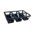 thumbnail image 2 of koolsoo Nursery Pots Tray Convenient Lightweight Transporting Plant Pot Carry Holder 6 Cell, 2 of 9