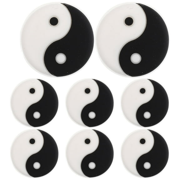 Raindrops 8Pcs Tennis Racket Dampener Cute Silicone Multi Vibration Reduction for Tennis Playing