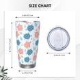 thumbnail image 4 of KLL Sea Turtle Print 40oz Stainless Steel Insulated Car Cup with Spillproof Lid - Keep Your Drink Hot or Cold on the Go-Straw Three-piece Set, 4 of 8