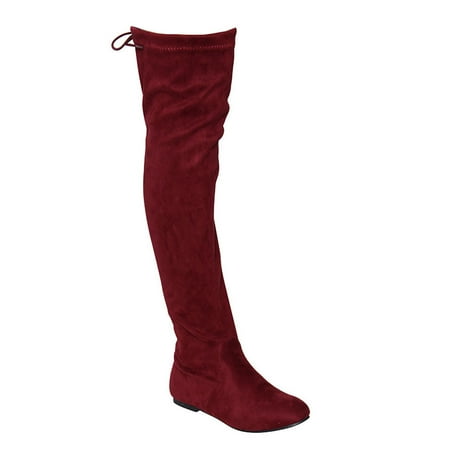 over knee tie up boots