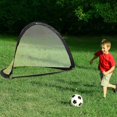 thumbnail image 2 of Juguete interactivo de red de entrenamiento de portería plegable portátil para niños azules, 2 of 5