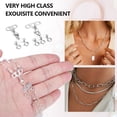 thumbnail image 7 of Alexcraft Necklace Layering Clasps - 14K Gold Plated Necklace Separator for Layering - Necklace Connectors for Multiple Necklaces, 7 of 7