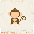 thumbnail image 4 of Inktastic Happy Monkey Girls Toddler Dress, 4 of 5