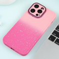 thumbnail image 2 of Funda de silicona con degradado de estrellas para iPhone 15 con película para lente, 2 of 5