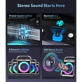 thumbnail image 3 of Máquina de Karaoke Portátil JOIN&JOY con Micrófono Inalámbrico y Bluetooth, 3 of 7