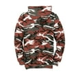 thumbnail image 6 of Port & Company Core Fleece Camo Pullover Hooded Sweatshirt-3XL (Red Camo), 6 of 6
