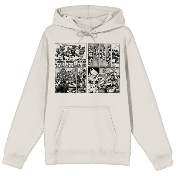 Teenage Mutant Ninja Turtles Comic Strip Beige Hoodie