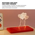 thumbnail image 3 of 3D Flying Hearts Lamp, USB Powered Nightlight, Creates Warmfor Bedside Tabletop Decor, 3 of 8