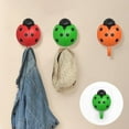 thumbnail image 2 of Key Hook Gravity Sensing Wings Automatically Unfold Key Hook Self-adhesive Decorative Creative Beetle Shape Punch Free Key Hanger Household Supplies, 2 of 6