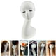 thumbnail image 4 of Cabeza de peluca de plástico de 17" - Cabeza de maniquí femenino alto con soporte y soporte para peluca, modelo, 4 of 9