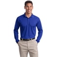 thumbnail image 1 of Sport-Tek ST657 Mens L/Slv Sport-Wick Polo Shirt - True Royal - XS, 1 of 2