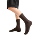 thumbnail image 6 of BH-JJSMGS 5/6 Pairs Pack Solid Crew Calf Socks For Men Breathable Casual Multi-Colored US Size 7-12, 6 of 6