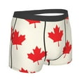 thumbnail image 3 of Fotbe Happy Canada Day Men’s Total Support Pouch Boxer Briefs, X-Temp Cooling, Moisture-Wicking Underwear, Regular, Long-leg and Trunk-XX-Large, 3 of 9