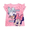 thumbnail image 2 of Minnie Mouse Girls 2 Piece Shorts and Short Sleeve T-Shirt Set Pink, 3T, 2 of 5