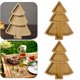thumbnail image 4 of Bandeja para Servir Plato Navidad El (árbol Puntiagudo Dividido) 2 Uds., 4 of 4