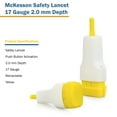 thumbnail image 4 of McKesson Safety Lancets, Pressure-Activated - 17 Gauge Needle, 2.0mm Depth, 100 Count, 1 Pack, 4 of 4