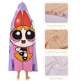 thumbnail image 4 of The Powerpuff Girls Wearable Blanket Cloak Arctic Velvet Hooded Blanket Soft Fuzzy Hoodie Blanket Cape for Adults Kids 60"x80", 4 of 8
