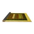 thumbnail image 2 of Ahgly Company Indoor Rectangle Abstract Yellow Contemporary Area Rugs, 6' x 9', 2 of 4