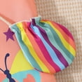 thumbnail image 5 of Little Kids Girl Summer Outfit Sleeveless Tied Flower Print Cami Tank Tops Elastic Pants Toddler 2Pcs Clothes Set Girls Summer Set 1-3 Years,12-18 Months, 5 of 9