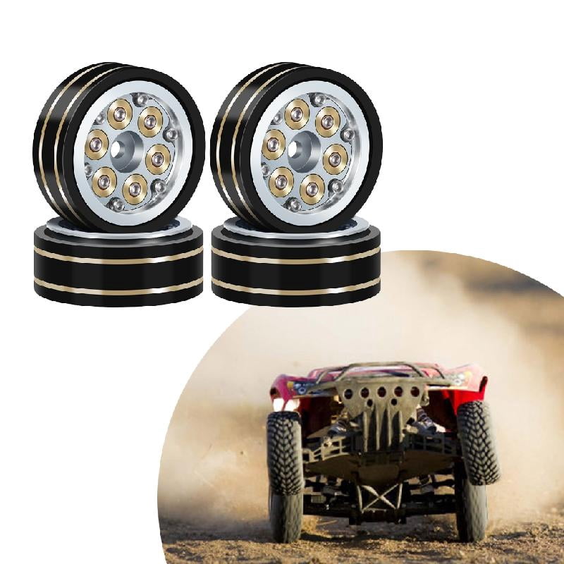 JZROCKER Remote Control Car Beadlock for 1/24 Scale Remote Control Car for Vehicles Crawlers Enthusiasts