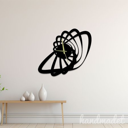 Handmadetneonsign Spiral Wall Clock Unique, Text Oversize Wall Clock, Year Date Round Wall Clock 55894
