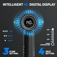thumbnail image 4 of 2025 Professional Ionic Hair Dryer - Brushless Motor & LCD Display for Precision Styling (Includes Diffuser), 4 of 5