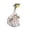 Beige, variant on Porch Goose Outfit Goose Apparel Set 23 Inch Floral Print Dress Bonnet Easter Spring Outdoor Garden Goose Wear(White-23in)