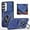 Blue, variant on Kebiory for Samsung Galaxy S26 Case,Finger Ring Holder Kickstand,Heavy Duty Shockproof Full Body Phone Case for Samsung Galaxy S26 2026 - Black