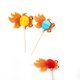 thumbnail image 5 of 50 Uds. De Palitos Para Pastel De Frutas Y Bebidas, Brochetas De Bambú Shish Kabob Extra Largas Con Asa De Paleta De Bandera, Accesorios Para Asar De Madera Plana, 5 of 7