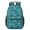 Chihuahua and Dog Paw Print Blue Pattern, variant on Pomeranian and Flowers 17" Waterproof Oxford School Backpacks for Teens, S-Shape Padded Straps, for School, Travel, Hiking, Camping
