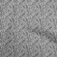 thumbnail image 1 of oneOone Viscose Jersey Gray Fabric Floral Retro Sewing Material Print Fabric By The Yard 60 Inch Wide, 1 of 5