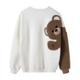 thumbnail image 2 of Sudadera de Lana de Cordero Bordada con Osito Lindo, 2 of 3