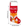 thumbnail image 2 of Christmas Stocking for Baby Girl First Holiday Festive Party Celebration Keepsake, 2 of 3