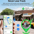 thumbnail image 2 of Apple MFi Certified Smart Bluetooth Item Finder Tag with Keychain, Luggage & Key Tracker, Compatible with Find My App for iOS, CR2032 Battery Powered, SKU 41462221, 2 of 8