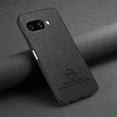 thumbnail image 2 of Dteck Case for Google Pixel 9A,Slim Premium Canvas Grain PU Leather,Soft TPU Bumper,Non-Slip Anti-Scratch Shock-Absorbent,Protective Phone Cover for Google Pixel 9A,Black, 2 of 8