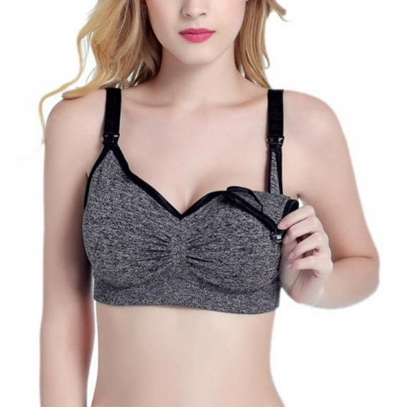 Summark Maternity Breastfeeding Bra Breastfeeding Silkless Bra Breastfeeding Push-Ups Maternity Underwear